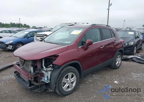 2017 Chevrolet Trax Lt z USA, uszkodzony, nr VIN 3GNCJPSB1HL276436